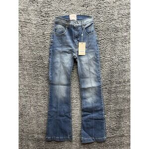 ReVice Jeans Venus Star‎ Back High Rise Flare Biker Y2K Women's 25 NWT